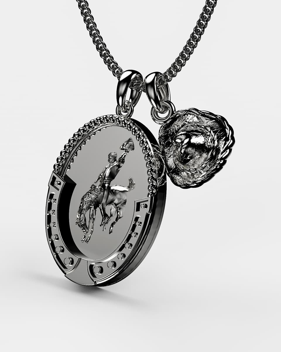 Cowboy Necklace Side