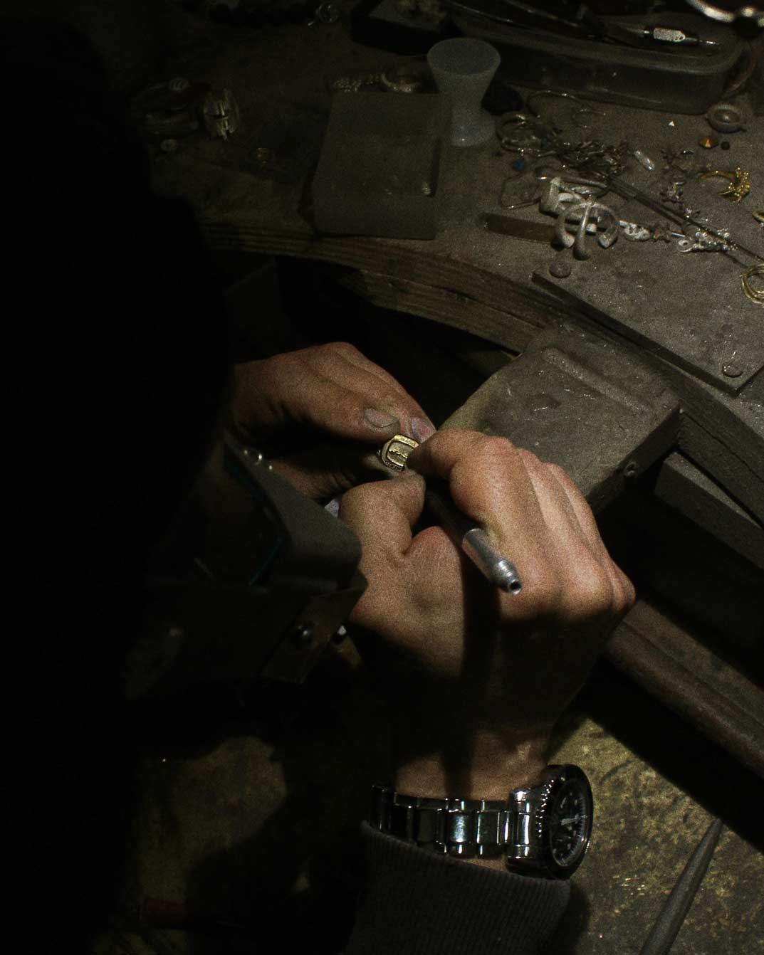 Handcrafted Ring In the Atelier